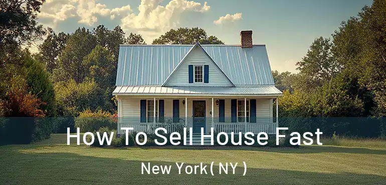  How To Sell House Fast New York ( NY )