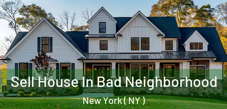  Sell House In Bad Neighborhood New York ( NY )