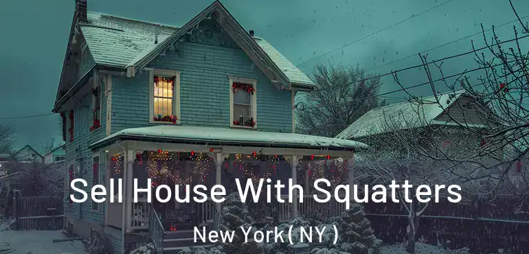  Sell House With Squatters New York ( NY )